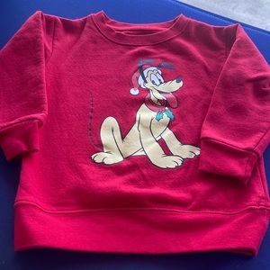 Disney Pluto holiday sweat shirt.